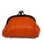 BORSA IN PELLE DONNA CON DOPPIO UGELLO E TASCA MOYEN -25 COULEURS - ORANGE