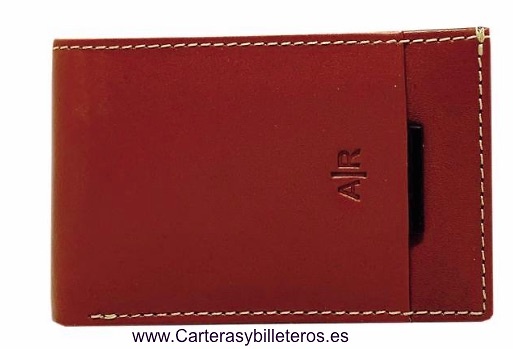 CARTERA HOMBRE PIEL SUMUM MARCA AR PEQUEÑA CUERO 