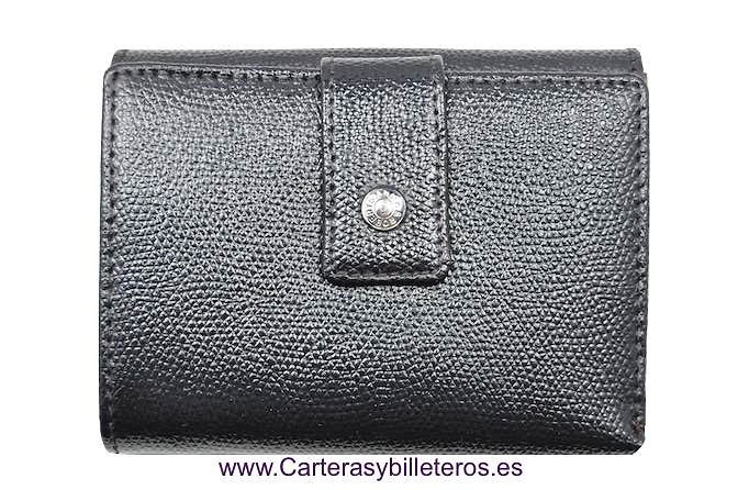 CARTERA DE MUJER DE PIEL NEGRO 