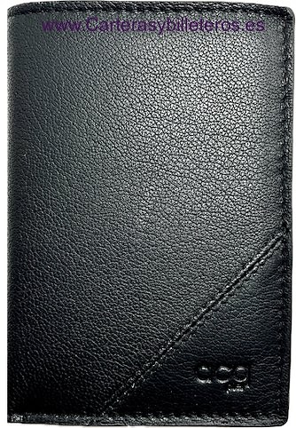 PORTEFEUILLE POUR HOMME EN CUIR ACQ COMPACTE AVEC PORTE-MONNAIE ET 11 CARTES 