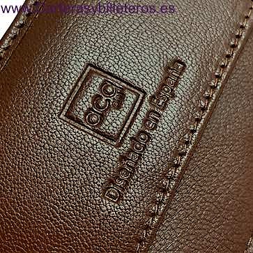PORTEFEUILLE POUR HOMME EN CUIR ACQ COMPACTE AVEC PORTE-MONNAIE ET 11 CARTES 