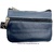 BORSA ECONOMICA IN PELLE CON TRE TASCHE CON ZIP BLU