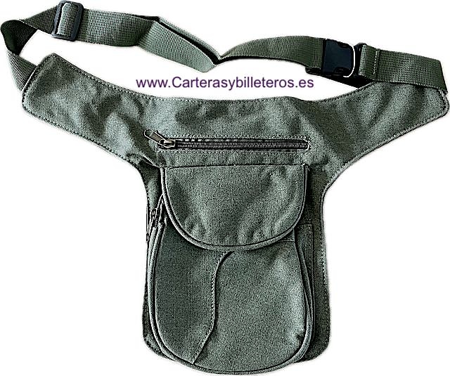 BORSA DA PORTARE NELLA VITA SUPPORTATA NELLA GAMBA KHAKI 