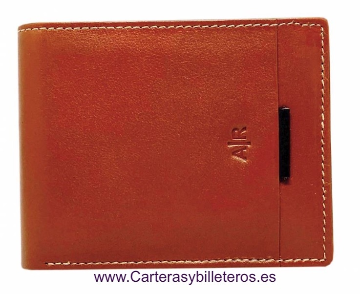 CARTERA HOMBRE PIEL SUMUM MARCA AR MUY COMPLETA CUERO 