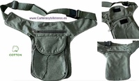 BORSA DA PORTARE NELLA VITA SUPPORTATA NELLA GAMBA  KHAKI