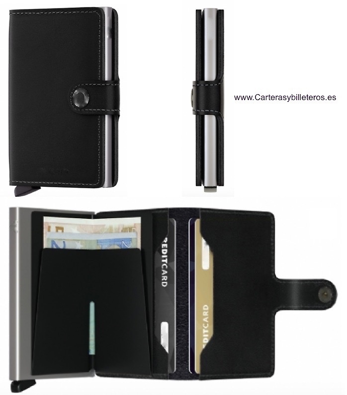 ALUMINUM WALLET AND CARD HOLDER AUTOMATIC EXTRACTION 