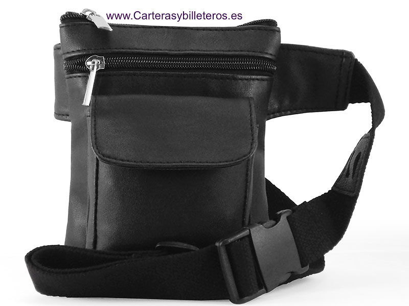 BELT BELT AT THE WAIST WITH FOUR POCKETS IN QUALITY LEATHER 