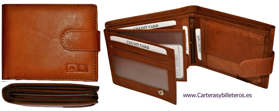 carteras de piel hombre