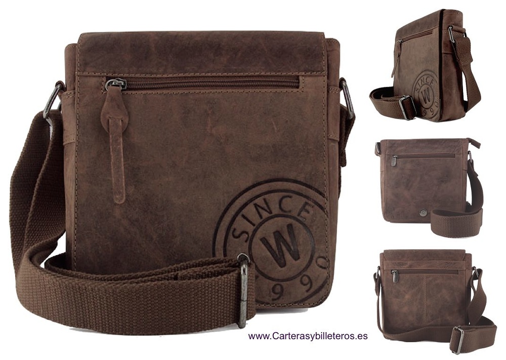 Bolso caballero piel cheap