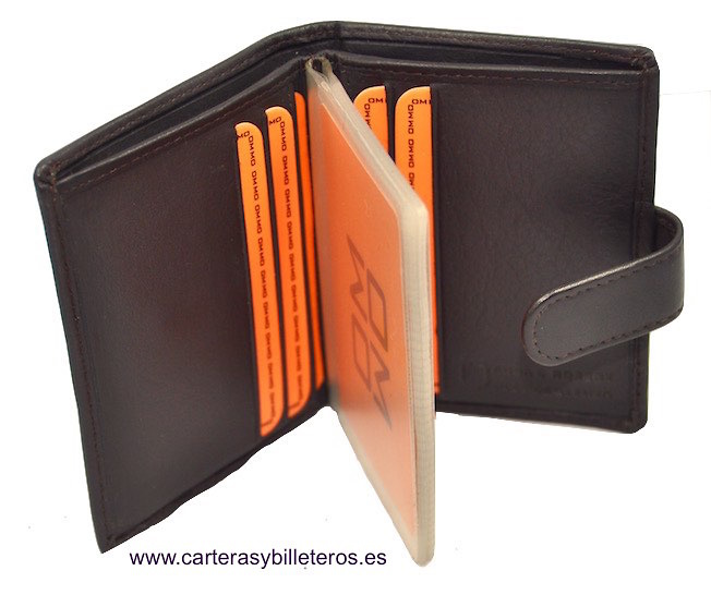BUSINESS CARD HOLDER LEATHER NAPA HIGH RANGE WITH WALLET LUX 