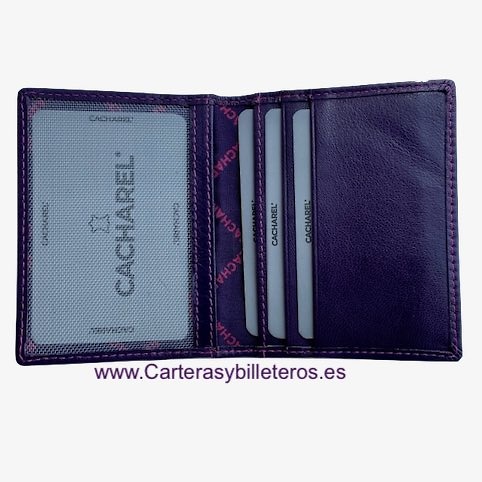 CACHAREL WOMEN'S PURSE WALLET WITH REMOVABLE CARD HOLDER 10 CARDS - 2 PIECES - 