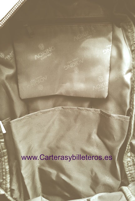 CANVAS BACKPACK EXTRA STRONG WITH 5 POCKETS 