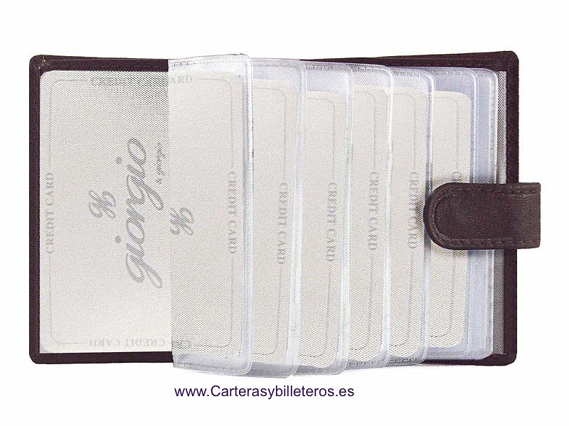 CARD HOLDER WALLET 10 CARDS WITH CLOSURE 