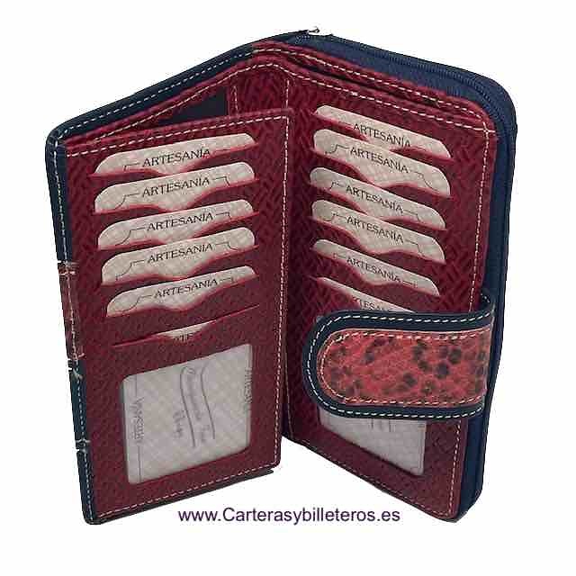 Carteras mujer para top muchas tarjetas