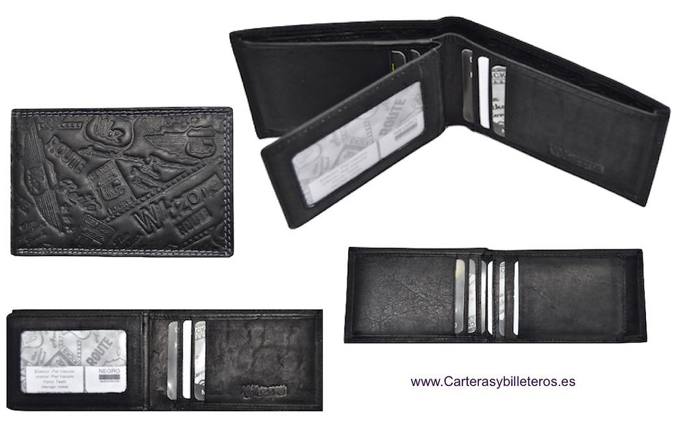 carteras de piel hombre