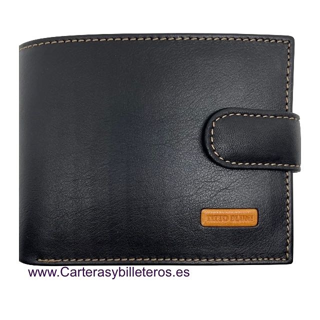 CARTERA DE HOMBRE PIEL LUXURY MARCA TITTO BLUNI 