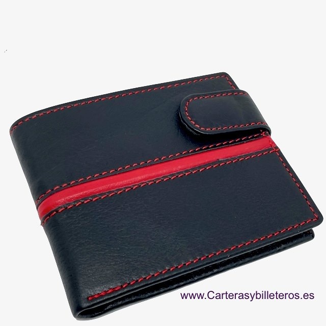 Cartera roja 2025 hombre