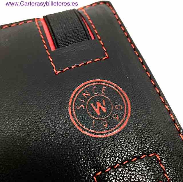 CARTERA TARJETERO DE PIEL PARA HOMBRE 】▷ CINTA