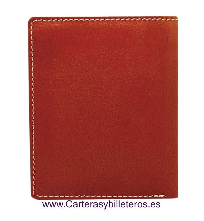 CARTERA TARJETERO HOMBRE PIEL SUMUM MARCA AR 