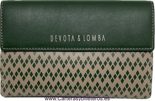 DEVOTA LOMBA BIG WOMEN'S WALLET WITH COIN PURSE AND DOUBLE WALLET AND LARGE CARDHOLDER 