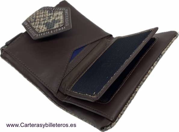 DEVOTA & LOMBA WOMEN'S SMALL WALLET WITH COIN PURSE AND WALLET AND REMOVABLE CARDHOLDER 