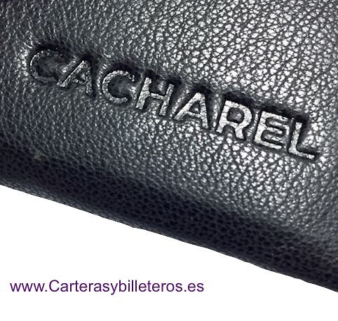 DOUBLE NAPA LEATHER CACHAREL CARD HOLDER 