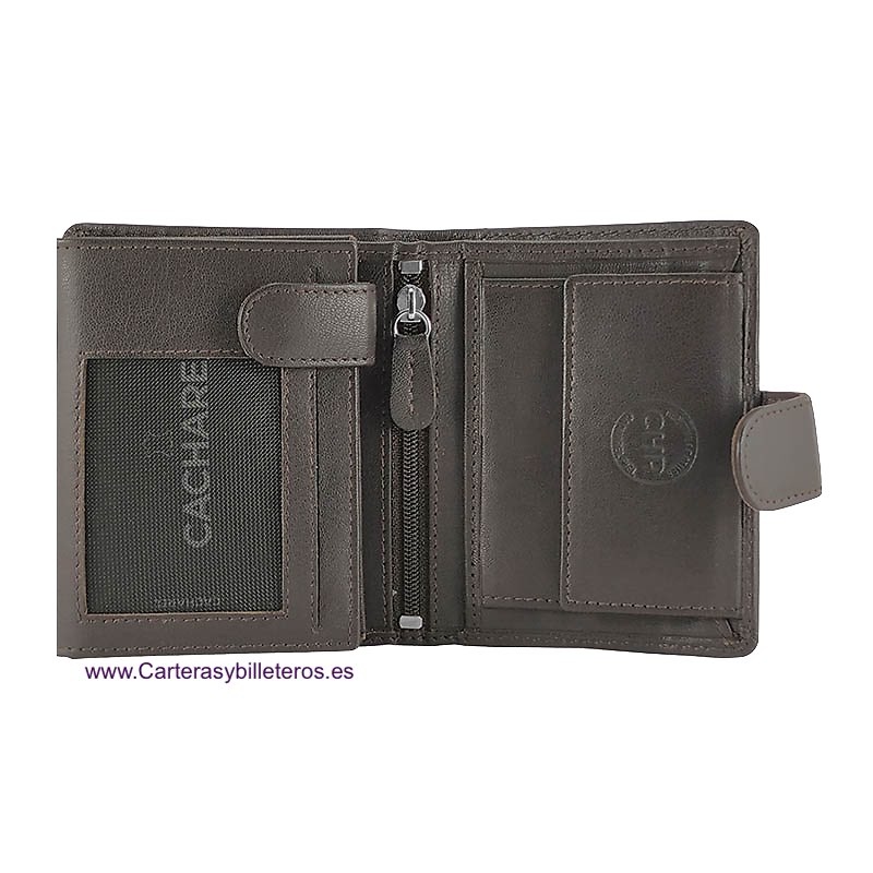 DOUBLE NAPALUX LEATHER CACHAREL CARD HOLDER 13 CARD SILICONE LOGO 