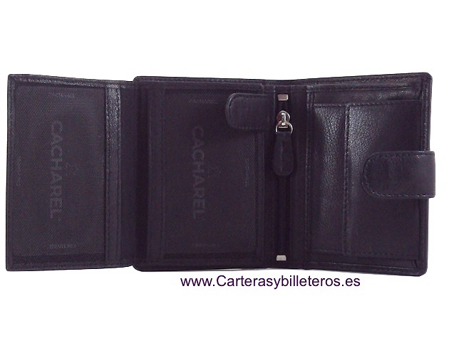 DOUBLE NAPALUX LEATHER CACHAREL CARD HOLDER 13 CARD 