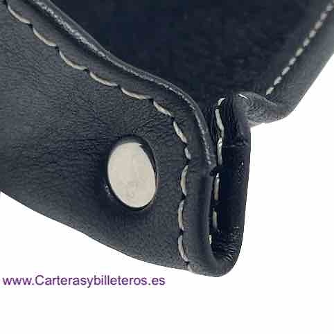 EMPTY POCKETS LEATHER MADE IN UBRIQUE RIGID 