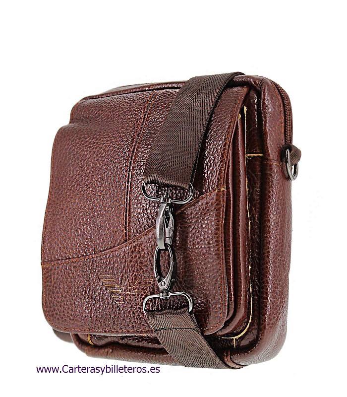 HANDBAG FOR MEN WITH LEATHER WITH SHOULDER AND WAIST 