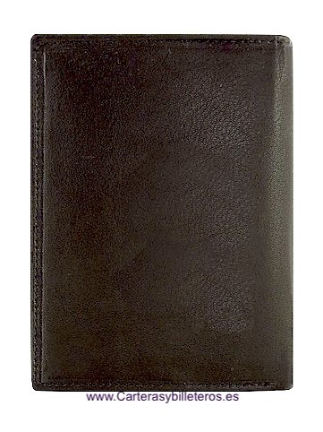 HOLDER WALLET OF LEATHER AUTHENTIC NAPA LUX 