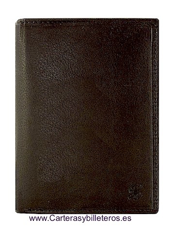 HOLDER WALLET OF LEATHER AUTHENTIC NAPA LUX 
