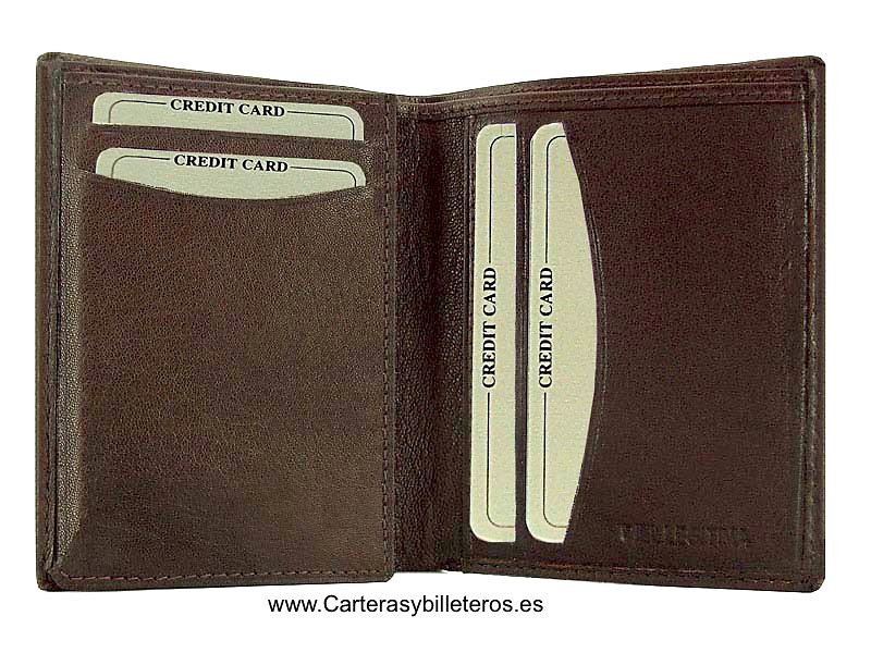 HOLDER WALLET OF LEATHER AUTHENTIC 