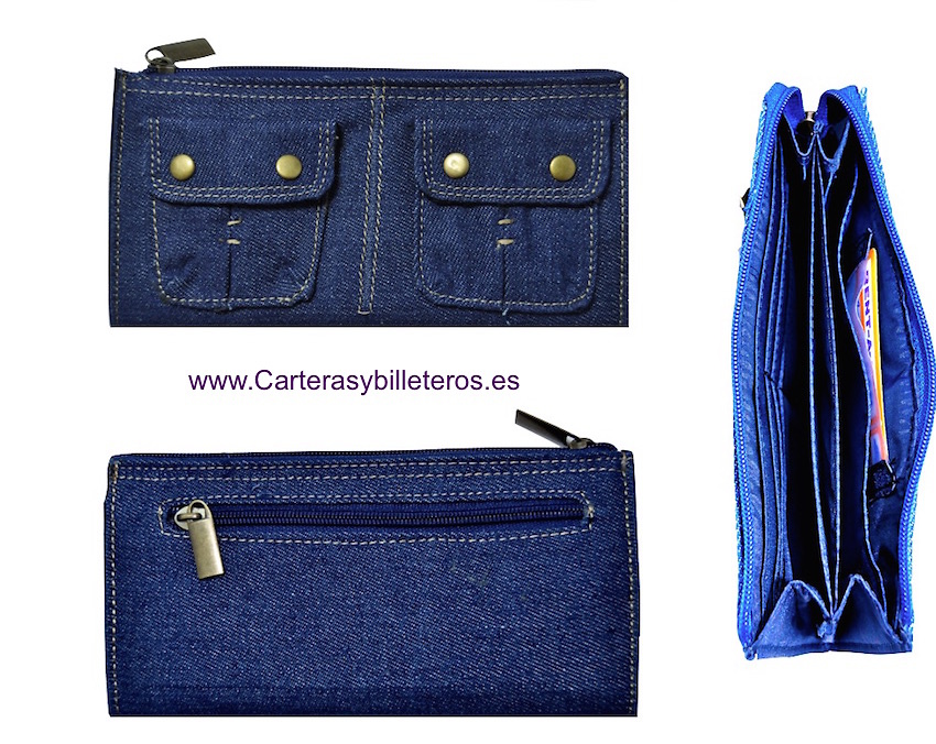 JEANS CARD WALLET LONG 