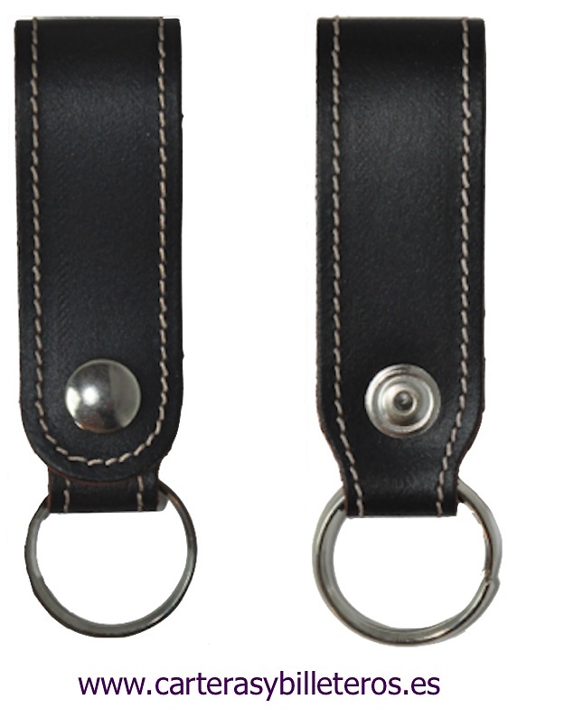 KEY RING WITH LEATHER AND BUTTON FOR PRESSURE BELT 