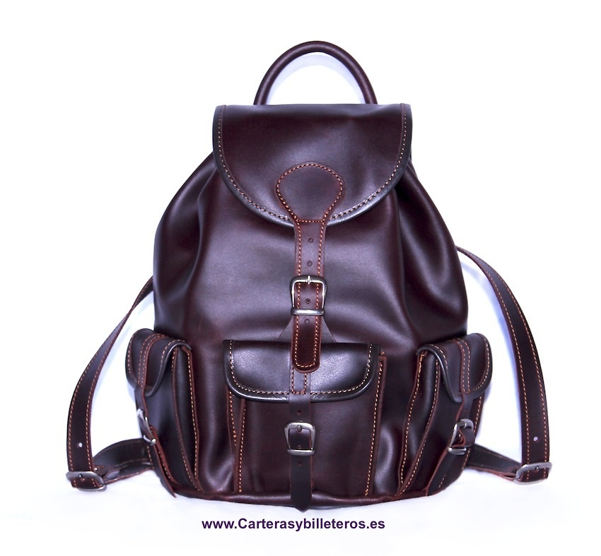 COW LEATHER BACKPACK BIG 