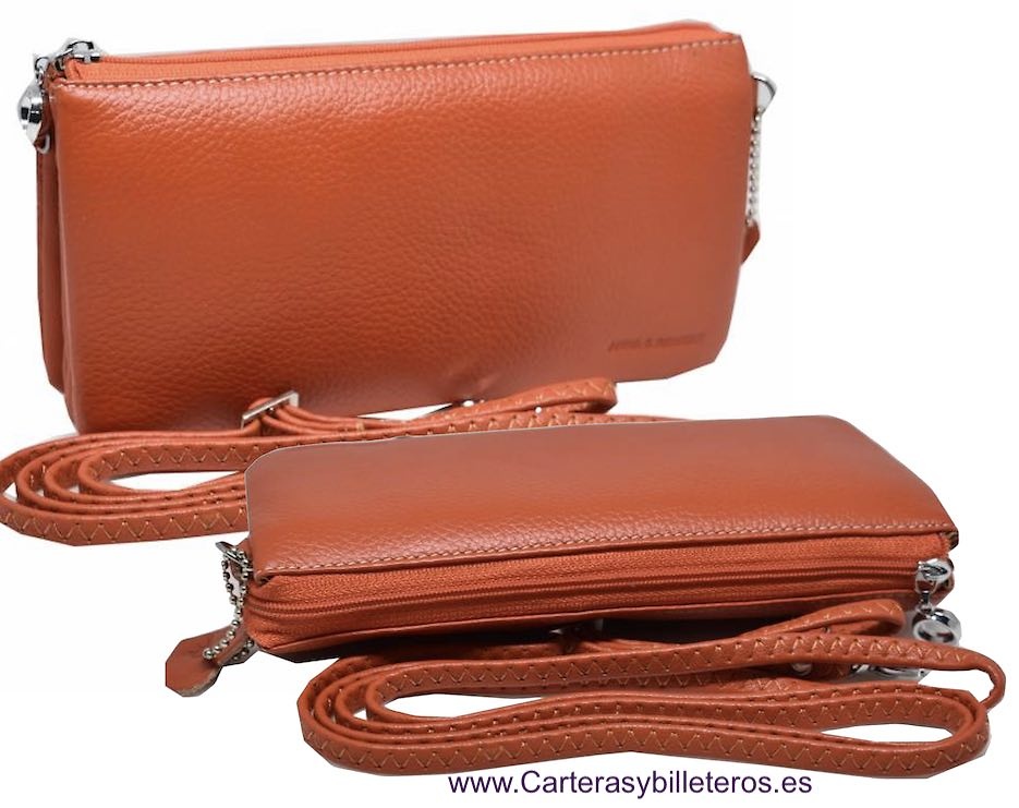 LEATHER BAG WHICH CAN BE USED AS A HANDBAG - 5 COLORES - 