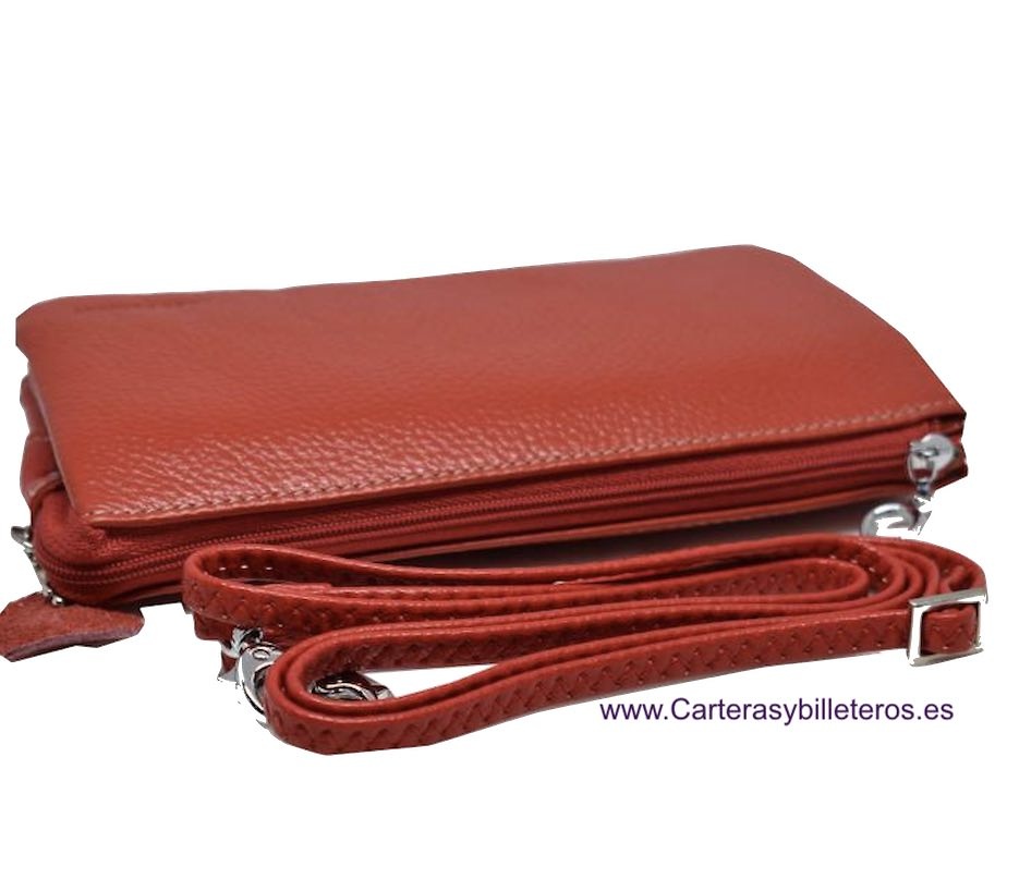 LEATHER BAG WHICH CAN BE USED AS A HANDBAG - 5 COLORES - 