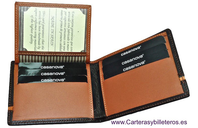 LEATHER MEN'S WALLET QUALITY WITH PURSE 