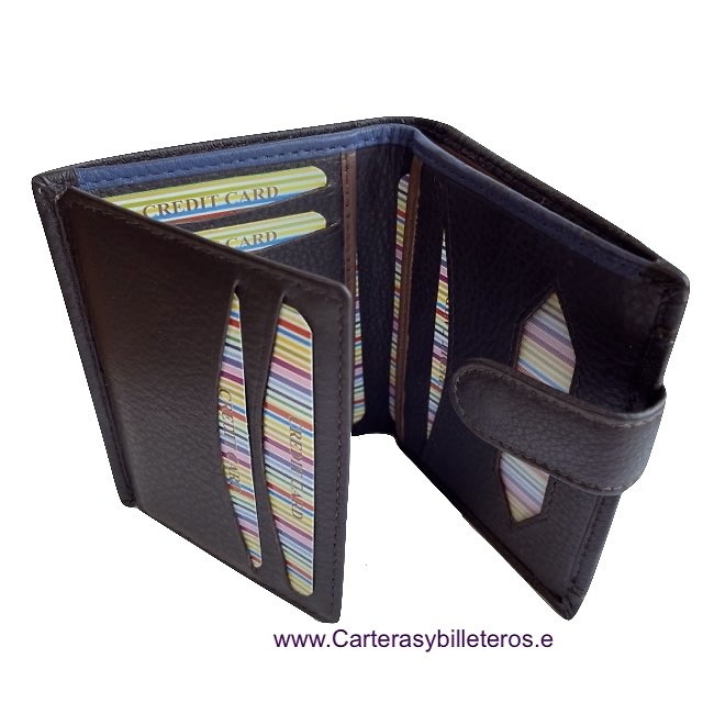 LEATHER WALLET FOR MAN WHITH PURSE OUT 