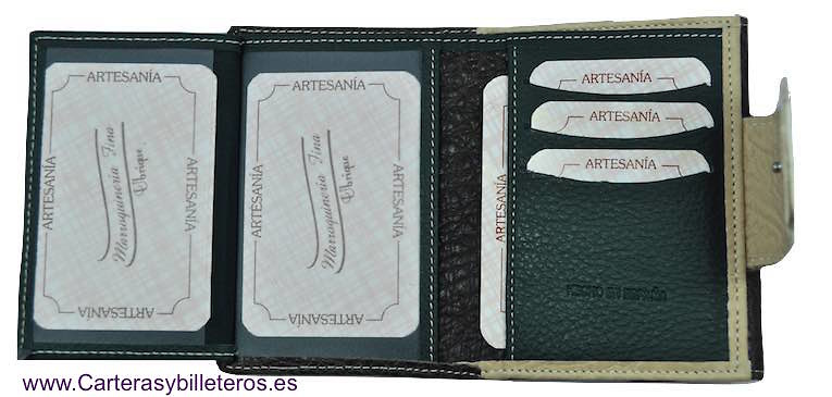 LITTLE WOMEN'S WALLET OF LUXURY SKIN COMPLETE AND GREAT QUALITY 