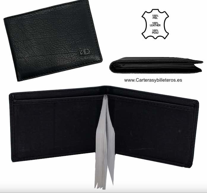 LUXURY LEATHER WALLET CARD DOUBLE STICHING 