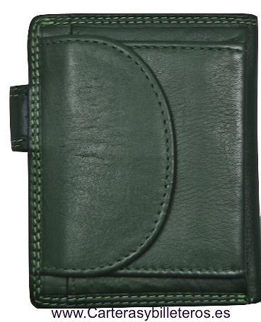 LUXURY LEATHER WALLET PURSE WITH OUTSIDE 