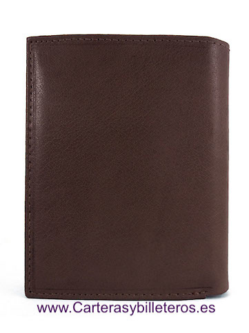 MAN LONG WALLET IN SKIN OF QUALITY WITH PURSE 