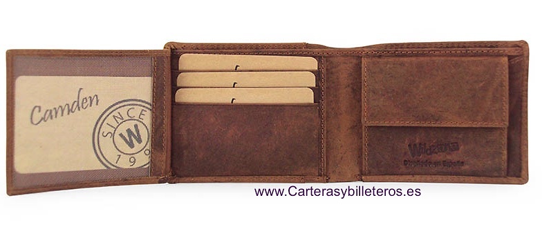 MAN WALLET PURSE IN MATTE FINISHED LEATHER 
