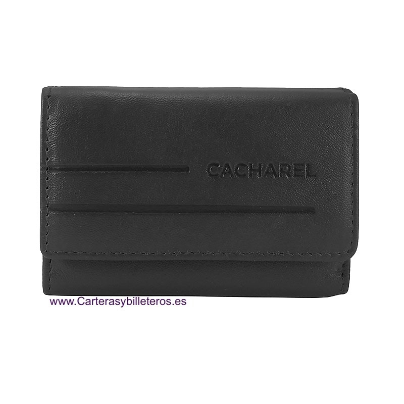 Cacharel small men's wallet with coin pocket and double billfold 