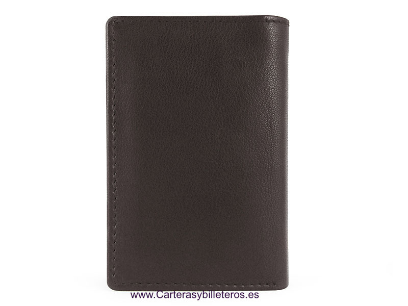 MEN'S WALLET PURSE IN NAPALUX LEATHER FOR 10 CARDS 