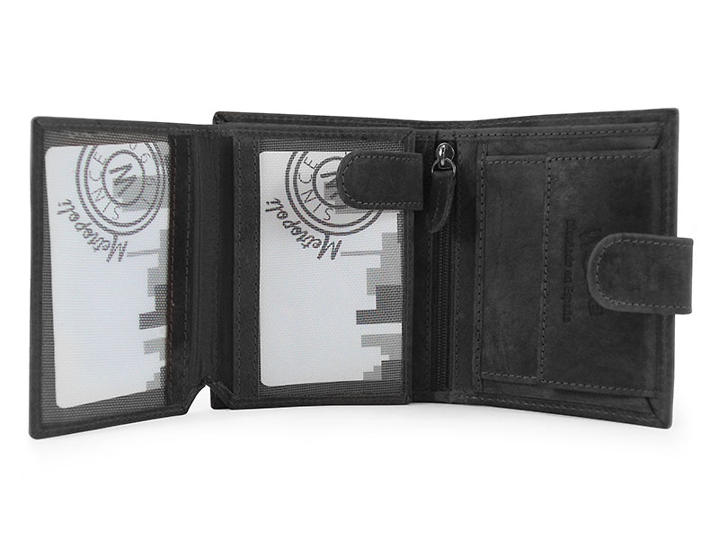 METROPOLI GREASED LEATHER CARD HOLDER FOR 13 CARDS 
