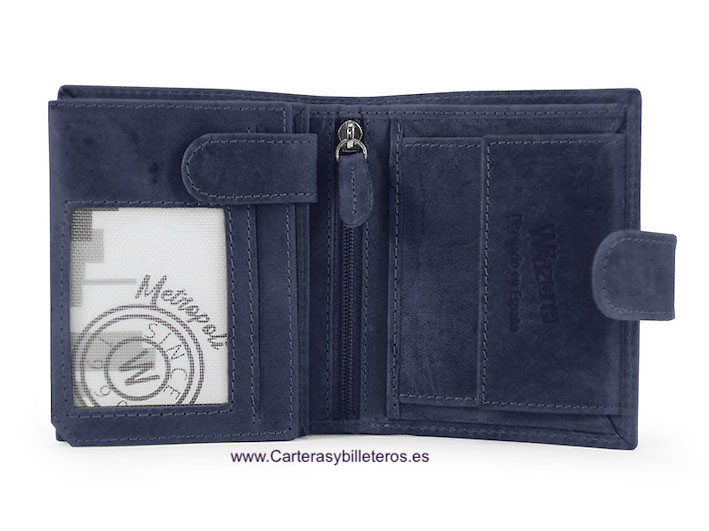 METROPOLI GREASED LEATHER CARD HOLDER FOR 13 CARDS 
