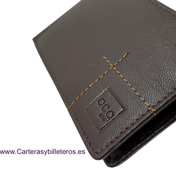 MINI MEN'S WALLET IN VERY COMPLETE NAPA LEATHER 